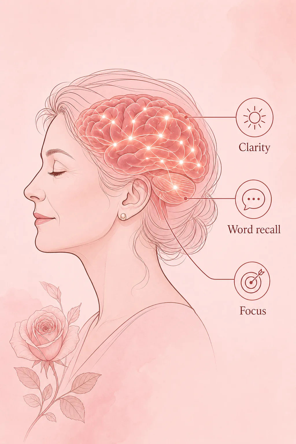 Clarity, word recall and focus supported by the formula
