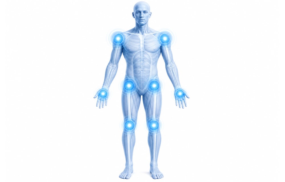 The major joints supported by the formula