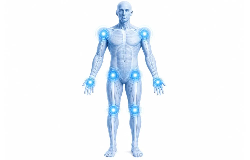 The major joints supported by the formula