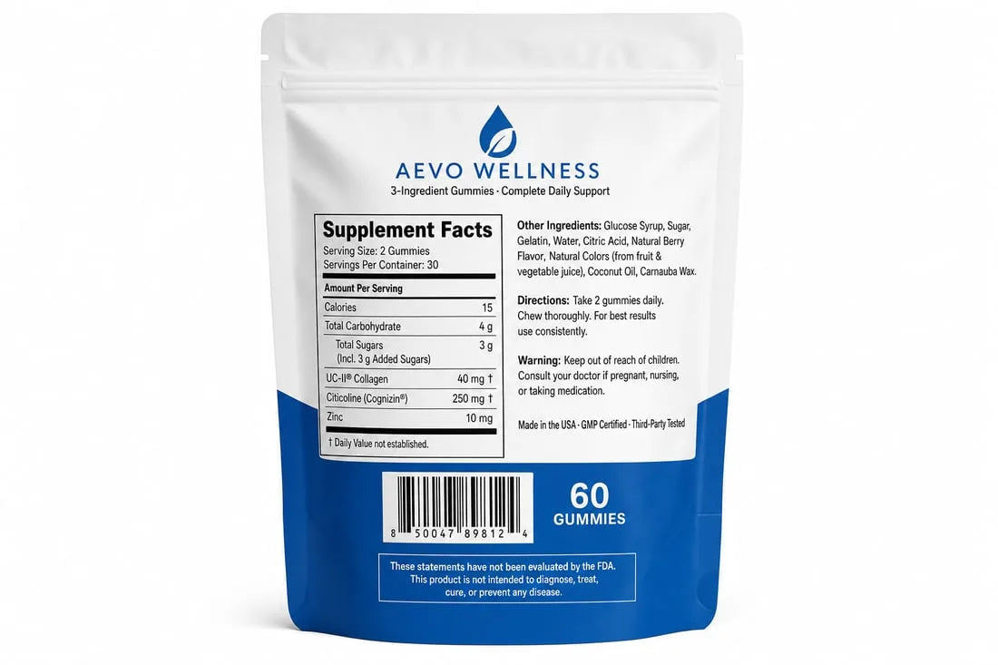 Aevo 3-Ingredient Gummies